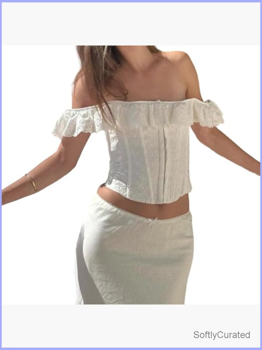 Off Shoulder Push Up Bustier Corset Top Shapewear Slim Fit Tummy Control
